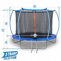 Trampoline d'extérieur X-TRAMP SELECTION - 244cm