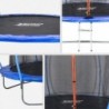 Trampoline d'extérieur X-TRAMP SELECTION - 244cm