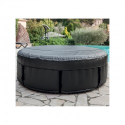 PACK Spa Gonflable NetSpa IZY - 2+1 Places + Lot de 3 cartouches + Bâche et couverture SPARO + Oxygène actif