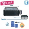 Pack Spa Gonflable NetSpa Aspen - 4 Places + Filtre Antibactérien
