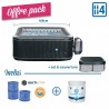 Pack Spa Gonflable NetSpa Aspen - 4 Places + Filtre Antibactérien + Oxygène actif
