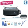 Pack Spa Gonflable NetSpa Aspen - 4 Places + Filtre Antibactérien + Oxygène actif + Aspirateur