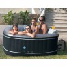 Pack Spa Gonflable NetSpa Aspen - 4 Places + Filtre Antibactérien + Oxygène actif + Aspirateur
