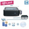 Pack Spa Gonflable NetSpa Aspen - 4 Places + Filtre Antibactérien + Oxygène actif + Couvercle gonflable