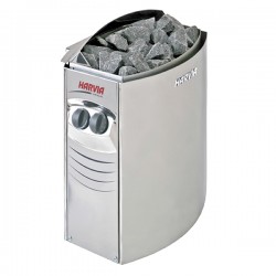 copy of Sauna Traditionnel Vapeur 2 places angulaires - en Epicéa - Poêle Harvia 3.5 kW et accessoires inclus