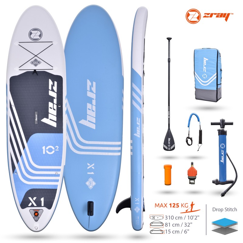 Zray Stand up paddle gonflable X-Rider X1 10'2" 2021 310x81x15cm