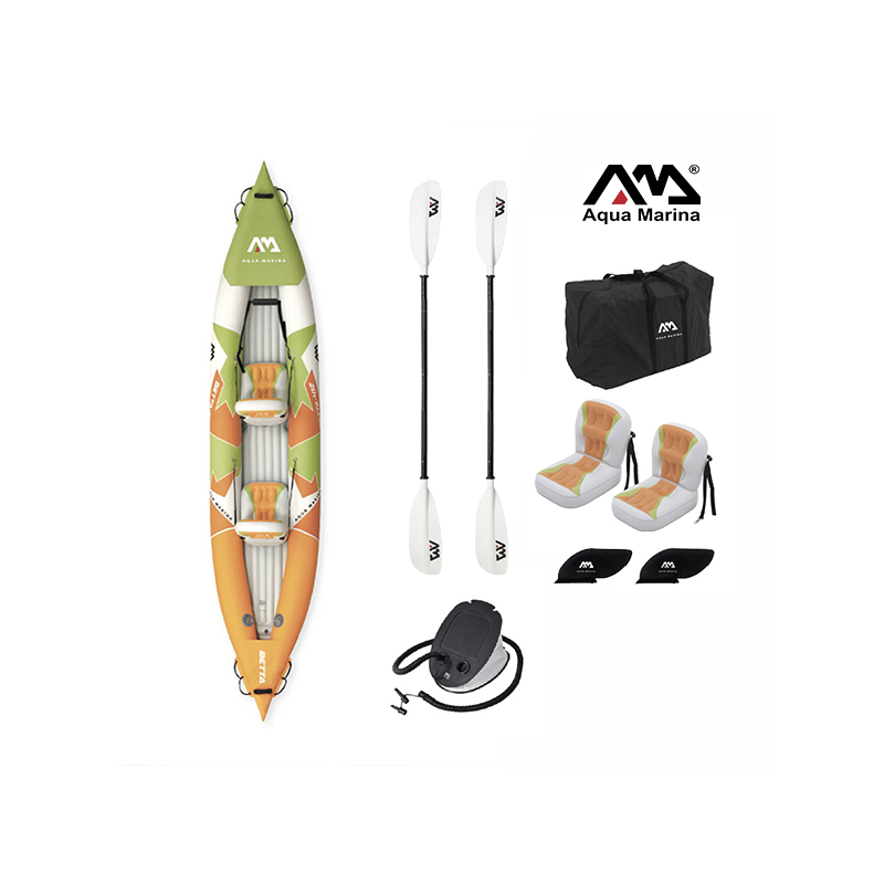 Kayak gonflable Betta 412 Aquamarina 2 places