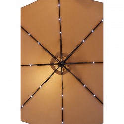 Parasol rond déporté pour spa - NetSpa