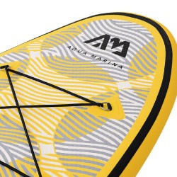 SUP Paddle gonflable Vibrant 8' Aquamarina 2021 - 244x71x10cm - charge max 60kg - Dropstitch - couleur jaune
