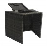 Pack spa semi rigide rond VITA + mobilier - NetSpa - 4 places - Ø 156 x H 70 cm