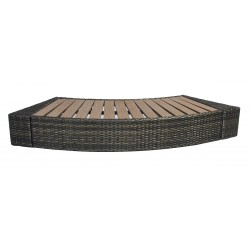 Pack spa semi rigide rond VITA + mobilier - NetSpa - 4 places - Ø 156 x H 70 cm