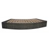 Pack spa semi rigide rond VITA + mobilier - NetSpa - 4 places - Ø 156 x H 70 cm