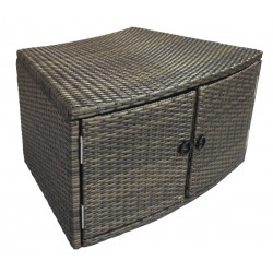 Pack spa semi rigide rond VITA + mobilier - NetSpa - 4 places - Ø 156 x H 70 cm