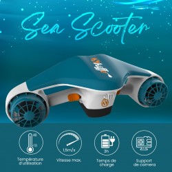 Pack Sea Scooter avec 1 batterie intégrée + Masque + Sac étanche