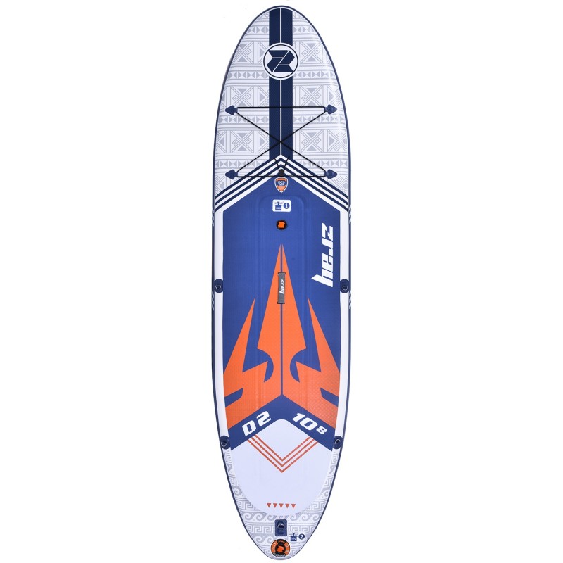 SUP Paddle Zray D2 10'8 2020 - 325x81x15cm - Dropstitch double chambre - charge max 140kg