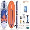 SUP Paddle Zray D2 10'8 2020 - 325x81x15cm - Dropstitch double chambre - charge max 140kg