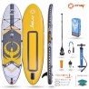 SUP Paddle Zray D1 10' 2020 - 305x81x15cm - Dropstitch double chambre - charge max 120kg