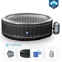 Spa gonflable rond NetSpa MONTANA - 4 places - diamètre 175 x hauteur 70 cm