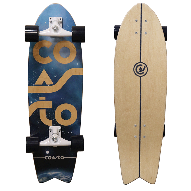 COASTO - SURFSKATE Sirius 32" - 81cm - Erable - Roues 69 mm