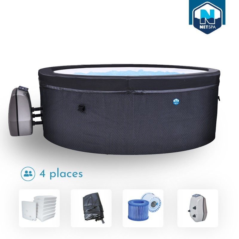 Spa Vita semi rigide portable rond Netspa - 4 places