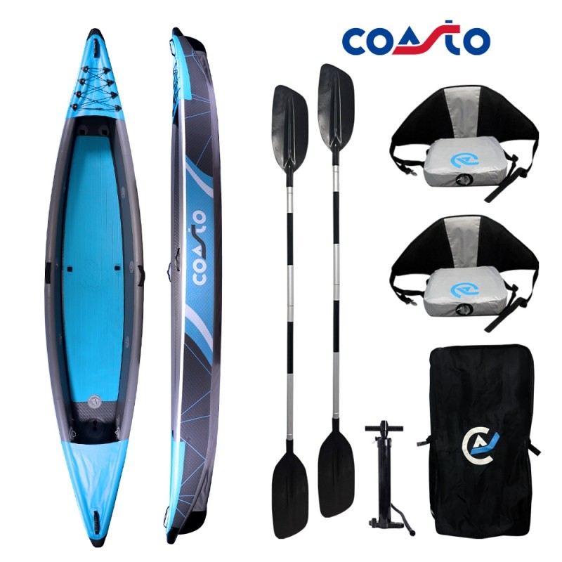 Kayak gonflable Coasto RUSSEL 2 Places Haute Pression