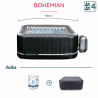 Pack - Spa gonflable Bohemian Netspa 4 places + couverture + oxygène actif