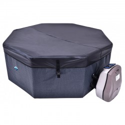 Pack spa semi rigide octogonal OCTOPUS + mobilier + parasol - NetSpa