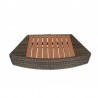 Pack spa semi rigide octogonal OCTOPUS + mobilier + parasol - NetSpa