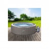 Pack rêve -  Spa gonflable Izy Netspa 3 places + 2 coussins d'assise Ergo + appuie-têtes & porte-gobelet