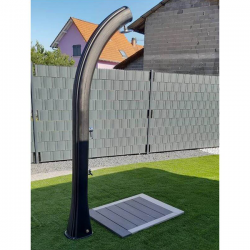 FORMIDRA - Caillebotis pour douche solaire Dark Gray