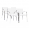 Set 4 Chaises CLEARSEE - Transparent