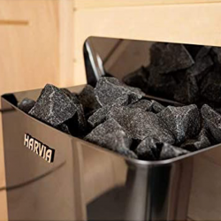 Poêle HARVIA Wall Black Modèle 6.0kW sans unité de contrôle