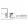 Poêle Harvia Glow Corner Modèle angulaire TRC70 6.8kW
