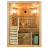 Sauna traditionnel Sense 4 places Pack complet 4.5kW - FRANCE SAUNA