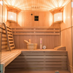 Sauna traditionnel Sense 4 places Pack complet 4.5kW - FRANCE SAUNA
