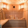 Sauna traditionnel Sense 4 places Pack complet 4.5kW - FRANCE SAUNA