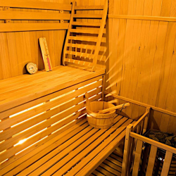 Sauna Vapeur Zen Angulaire - Poêle et Pierre Inclus - Puissance 3,5 KW - 3 Places - FRANCESAUNA