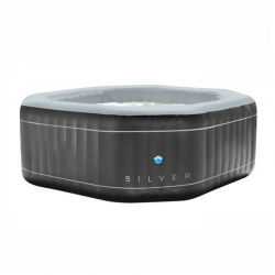Spa gonflable octogonal NetSpa SILVER - 5/6 places
