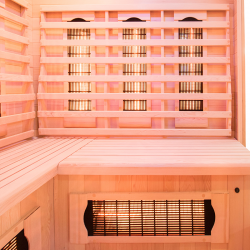 Sauna infrarouge Apollon - 3/4 places Angulaire - France Sauna