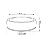 Spa gonflable circulaire NetSpa BOA - 5/6 places