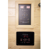Holl's Sauna Venus 3/4 Places - Hybride Vapeur & Infrarouge Dual Healthy - Pack avec Accessoires