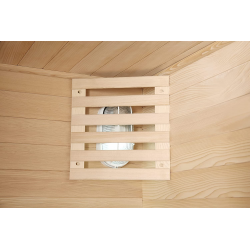 Sauna Neptune 2 places Holl's - Pack accessoires Premium pour sauna traditionnel Seau & Louche + Hygro/Thermomètre