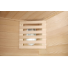 Sauna Neptune 2 places Holl's - Pack accessoires Premium pour sauna traditionnel Seau & Louche + Hygro/Thermomètre