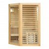 Sauna Neptune 3/4 places Holl's - Pack accessoires Premium pour sauna traditionnel Seau & Louche + Hygro/Thermomètre