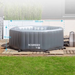 NOVARDEN Spa gonflable by NETSPA pour 5 à 6 personnes