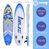 copy of SUP gonflable Zray Camo bleu 10'8"