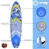 copy of SUP gonflable Zray Camo bleu 10'8"