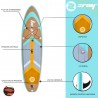 copy of SUP gonflable Zray Camo bleu 10'8"