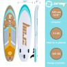 copy of SUP gonflable Zray Camo bleu 10'8"