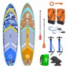 copy of SUP gonflable Zray Camo bleu 10'8"
